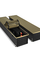 Конвектор внутрипольный Royal Thermo ATRIUM RT-A-190/250/2000-DG-U-LB, с естественной конвекцией, без вентилятора 
