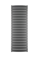 Биметаллический радиатор Rifar Convex 500, серый (титан) - 18 секций,  нижнее / верхнее раздельное подключение 