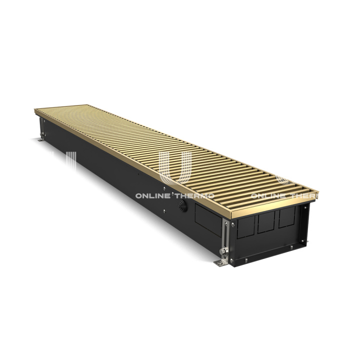 Конвектор внутрипольный Royal Thermo ATRIUM RT-A-110/200/1200-DG-U-AU, с естественной конвекцией, без вентилятора 