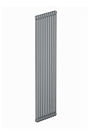 Стальной трубчатый радиатор Rifar Tubog 2180/06 3/4", нижний, титан, в комплекте термостатический клапан 