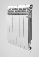 Биметаллический дизайн радиатор Royal Thermo BiLiner 500 Bianco Traffico (белый) - 12 секций, боковое подключение 