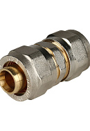 Муфта соединительная равнопроходная Stout SFS-0005-000020, 20 мм, никелированная, компрессионная 