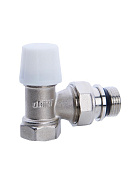 Запорный радиаторный клапан ручной Ogint 3/4" ВР, угловой, с антипротечкой 