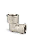 Угольник переходной с внутренней резьбой Varmega ВР-ВР 1"x3/4", VMTF04-N000605, никелированный 