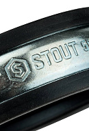 Одинарный хомут для труб Stout SAC-0020-100002, в комплекте хомут, шпилька-шуруп, дюбель пластиковый 2" (59-65) 