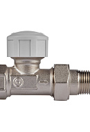 Комплект термостатический прямой с запорным клапаном Royal Thermo RTE 07.013 (НС-1442893), DN15 1/2" ВР-НР, без преднастройки 
