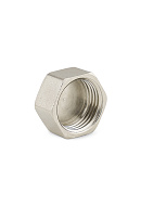 Заглушка с внутренней резьбой Varmega ВР 3/4", VMTF35-N000005, никелированная 