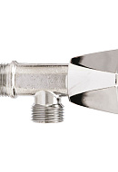 Кран вентильный горизонтальный для сантехнических приборов Itap 4880012, 1/2" НР-НР, 488, ручка-барашек 