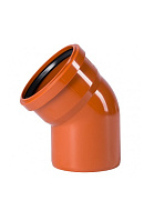 Отвод 45º PVC-U (НПВХ) Ostendorf KG KGB 220220 D110 мм 