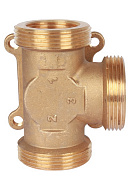 Трехходовой поворотный клапан Stout SVM-0013-012501 ВР-НР 1"-1"1/2", Kvs 8 