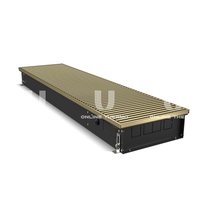 Конвектор внутрипольный Royal Thermo ATRIUM RT-A-110/300/1200-DG-U-LB, с естественной конвекцией, без вентилятора 