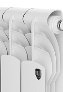 Биметаллический радиатор Royal Thermo Revolution B 350, белый - 6 секций, боковое подключение 