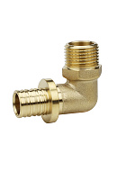 Угольник (угол) 90° с наружной резьбой Varmega Slide-fit VM514002505, 25x3/4", аксиальный 