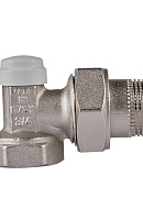 Комплект термостатический угловой с запорным клапаном Royal Thermo RTE 07.010 (НС-1442897), DN20 3/4" ВР-НР, без преднастройки 