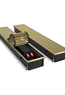 Конвектор внутрипольный Royal Thermo ATRIUM RT-A-110/200/2800-DG-U-AU, с естественной конвекцией, без вентилятора 