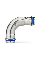 Угольник 90° переходной двухраструбный Varmega Inox Press VM727003528, 35×28 мм 