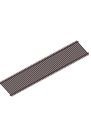 Решетка рулонная Itermic SGL-16-2600, тёмно-коричневая (brown) 
