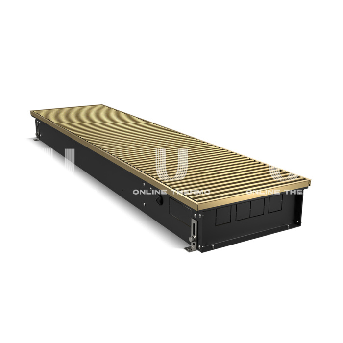 Конвектор внутрипольный Royal Thermo ATRIUM RT-A-110/300/1000-DG-U-AU, с естественной конвекцией, без вентилятора 