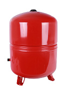 Расширительный бак для отопления Stout STH-0005-000100, 100 л, красный вертикальный, на ножках 