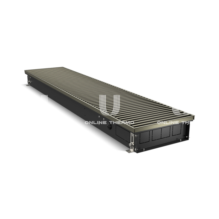 Конвектор внутрипольный Royal Thermo ATRIUM RT-A-90/250/1600-DG-U-DB, с естественной конвекцией, без вентилятора 