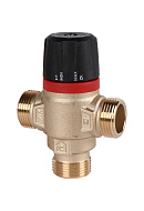 Термостатический смесительный клапан Rommer RVM-0121-164320 НР 3/4", Kvs 1.6, PN5, 20-43°C 