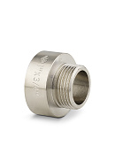 Переходник с внутренней и наружной резьбой Varmega ВР-НР 3/4"x1/2", VMTF26-N000504, никелированный 
