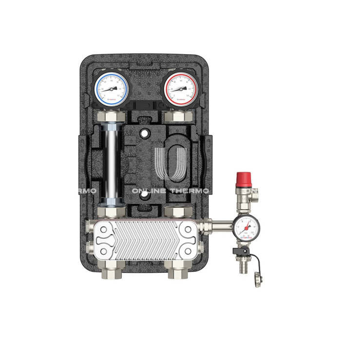 Насосная группа Varmega V-Flow VMPG13-252000, с теплообменником, DN25, 20 пластин, нержавеющая сталь, без насоса 