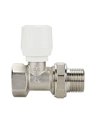 Радиаторный клапан (вентиль) ручной регулировки Varmega VM10103, 3/4" ВР-НР, прямой 