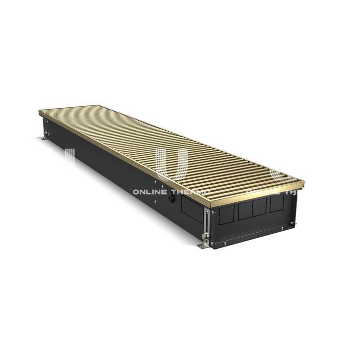 Конвектор внутрипольный Royal Thermo ATRIUM RT-A-110/250/3000-DG-U-LB, с естественной конвекцией, без вентилятора 