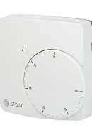 Комнатный термостат (терморегулятор) Stout WFHT-BASIC STE-0002-000004, проводной, электронный, со светодиодом 