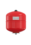 Расширительный бак для отопления Uni-Fitt HS PRO, 12 л, красный, вертикальный, подвесной 