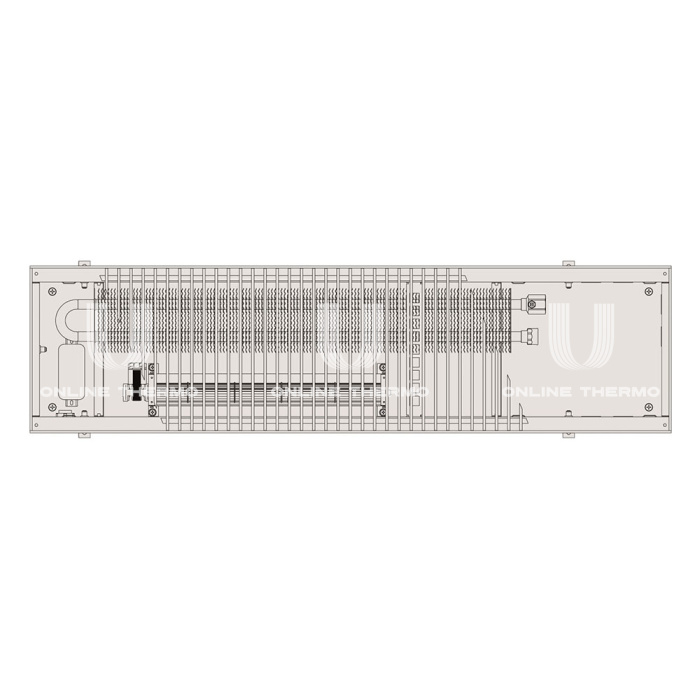 Конвектор внутрипольный Vitron ВК.65.260.1250.2ТГ (235 Вт), с естественной конвекцией (без вентилятора) 