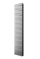 Биметаллический дизайн радиатор Royal Thermo PianoForte Tower 300 Silver Satin (серый) - 22 секции, нижнее / верхнее раздельное подключение 