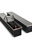 Конвектор внутрипольный Royal Thermo ATRIUM RT-A-190/200/2400-DG-U-NA, с естественной конвекцией, без вентилятора 