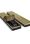 Конвектор внутрипольный Royal Thermo ATRIUM RT-A-75/250/2200-DG-U-AU, с естественной конвекцией, без вентилятора 