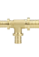 Тройник переходной Varmega Slide-fit VM505322032, 32x20x32 мм, аксиальный, латунь 