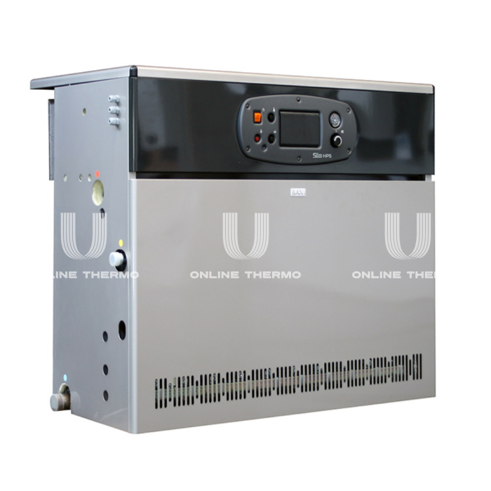 Напольный чугунный газовый котел Baxi SLIM HPS 1.80 A7114600 (7114600--), одноконтурный, открытая камера, 78.7 кВт 