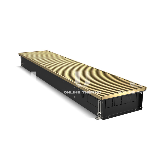 Конвектор внутрипольный Royal Thermo ATRIUM RT-A-110/250/3000-DG-U-AU, с естественной конвекцией, без вентилятора 