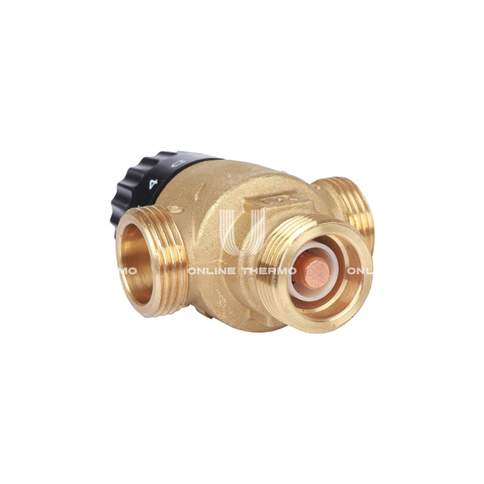 Термостатический смесительный клапан Stout SVM-0125-186520 DN20 НР 3/4", Kvs 1.8, PN10, 30-65°С, смешение вниз 