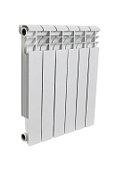 Биметаллический радиатор Rommer Profi Bm 350, белый - 10 секций, боковое подключение 