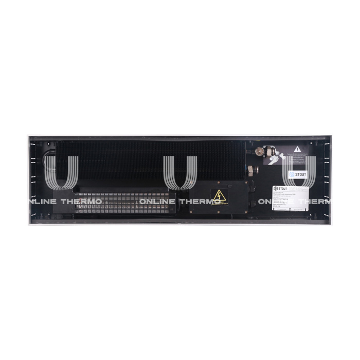 Конвектор внутрипольный Stout SCQ-1100-1130300 (7839 Вт), с принудительной конвекцией 