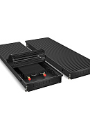 Конвектор внутрипольный Royal Thermo ATRIUM RT-A-90/400/2600-DG-U-BL, с естественной конвекцией, без вентилятора 