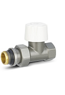Термостатический клапан (терморегулятор) Varmega VMDV06-310404, 1/2" ВР-НР, прямой, серый 