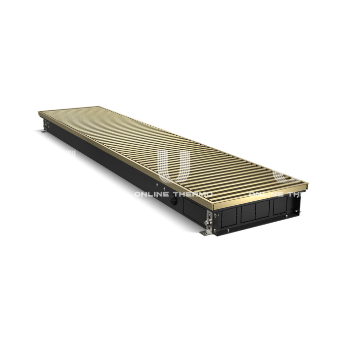 Конвектор внутрипольный Royal Thermo ATRIUM RT-A-75/250/800-DG-U-LB, с естественной конвекцией, без вентилятора 