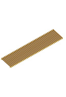 Решетка деревянная поперечная Itermic SGWZ-35-2800, орех 