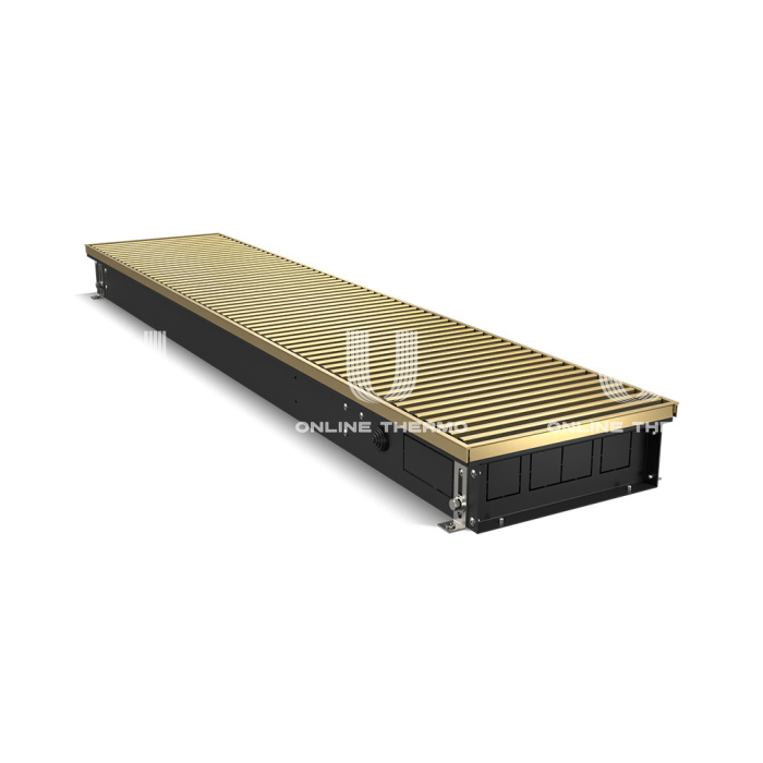 Конвектор внутрипольный Royal Thermo ATRIUM RT-A-90/250/1200-DG-U-AU, с естественной конвекцией, без вентилятора 
