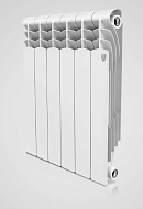Биметаллический радиатор Royal Thermo Revolution Bimetall 350, белый - 14 секций, боковое подключение 
